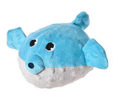 HOMEPET Premium игрушка для собак дельфин с пищалкой плюш