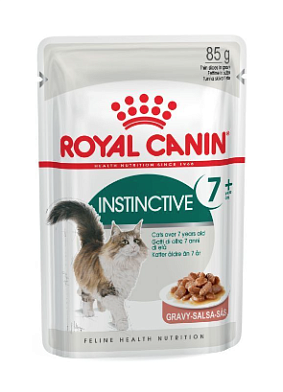 Royal Canin Instinctive влажный корм для старых и малоактивных кошек в соусе (пауч)