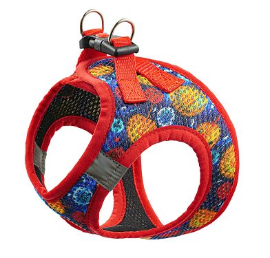 Art Line шлейка жилет для собак капрон сетка с принтом ОДУВАНЧИКИ