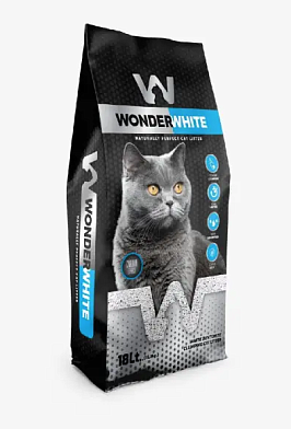 Wonder White Carbon Effect наполнитель для кошек комкующийся c активированным углем без ароматизатора
