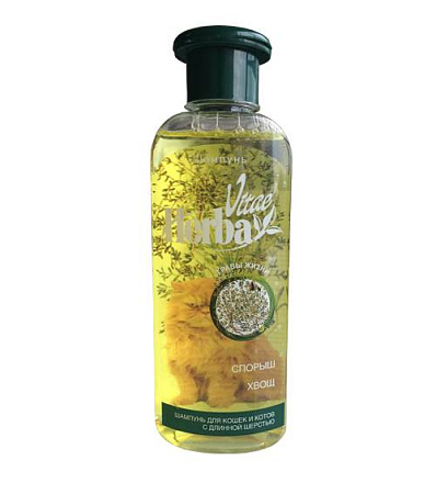 Купить herba vitae шампунь для котов и кошек с длинной шерстью