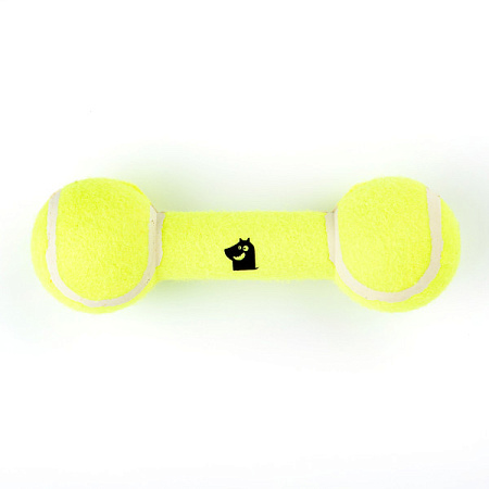 Купить mr.kranch игрушка для собак Гантель большая, желтая