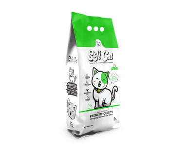 Soft Cat наполнитель для кошек комкующийся с ароматом алоэ вера
