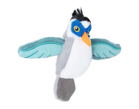 Купить mr.kranch игрушка для кошек серая Птичка плюшевая с кошачьей мятой