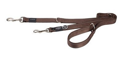 Rogz Utility поводок-перестежка для собак, шоколадный