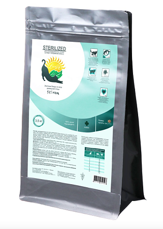 Купить livera sterilized сухой корм для стерилизованных кошек с мясом домашней птицы  