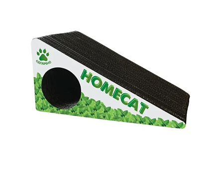 Купить homecat когтеточка для кошек треугольник малый с кошачьей мятой гофрокартон