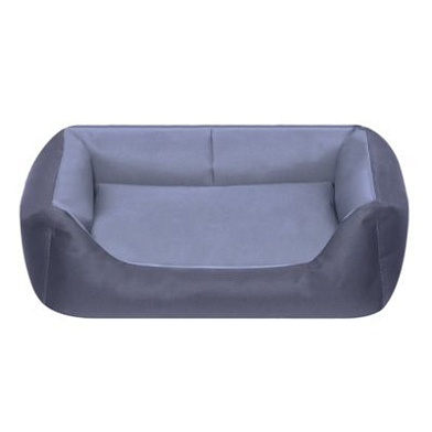 Yami-Yami лежак для собак и кошек прямоугольный с подушкой, серый