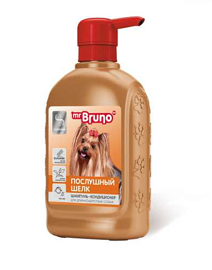 Mr.Bruno Шампунь-кондиционер "Послушный шелк" для собак