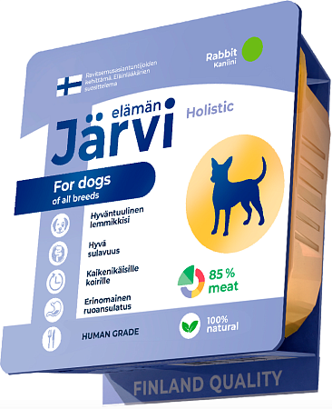 Купить jarvi влажный корм мясной паштет с кроликом для собак всех пород (ламистер)