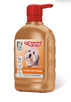 Mr.Bruno Шампунь-кондиционер гипоаллергенный, для собак