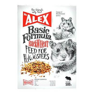 Mr.Alex Сухой корм для хомяков "Гречиха"