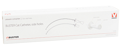 KRUUSE Уретральный катетер стерильный для кошек 1,0х130 мм со стилетом, 1 шт