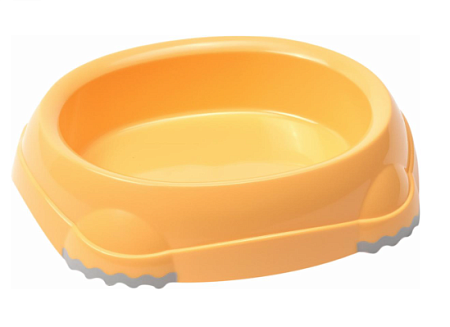 Купить moderna smarty миска пластиковая нескользящая для собак и кошек, абрикосовая