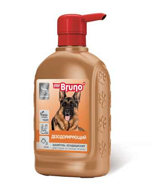 Mr.Bruno Шампунь-кондиционер для собак дезодорирующий от специфического запаха