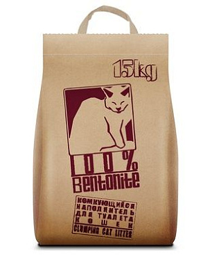 Pi-Pi-Bent комкующийся наполнитель для кошек в пакете classic 15кг