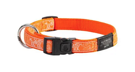 Купить rogz fancy dress ошейник для собак особо крупных пород, оранжевый, мультиколор