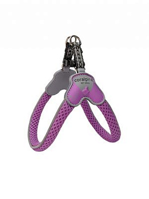 Cortina (Coralpina) мягкая шлейка для собак MINI, лиловый