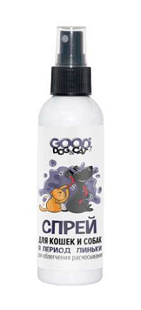 Купить good dog&cat спрей для кошек и собак в период линьки