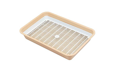 Homecat туалет для кошек с сеткой бежевый