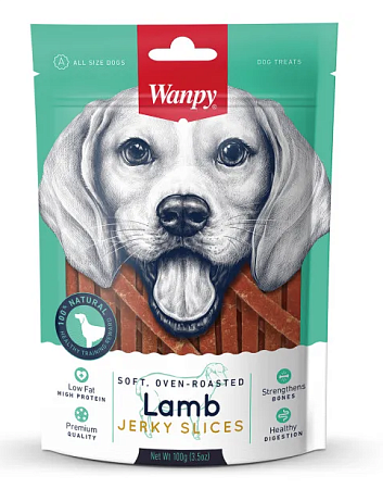 Купить wanpy dog лакомство для собак соломка из мяса ягненка