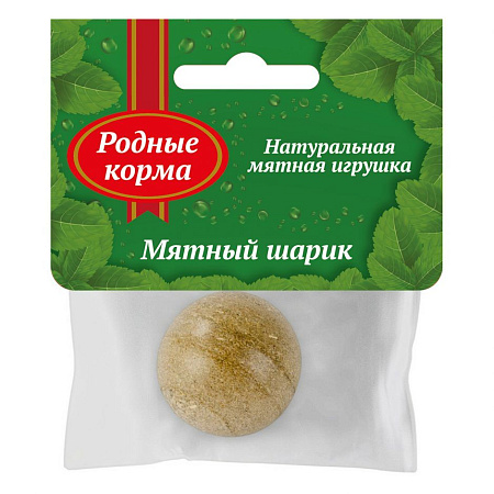 Купить Родные корма  игрушка для кошек мятный шарик