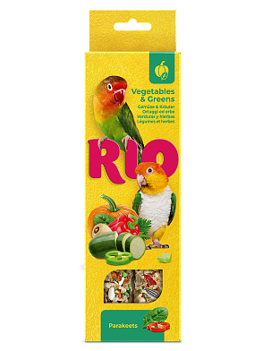 Рио лакомство для средних попугаев Палочки с овощами и зеленью