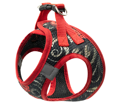 Art Line шлейка для собак жилет капрон сетка с принтом ТАТУ