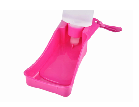 Купить nunbell поилка пластиковая для собак и кошек, розовая