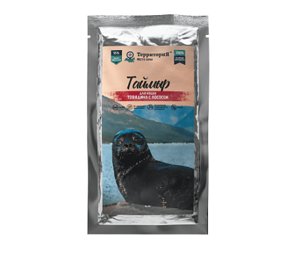 Купить ТерриториЯ Таймыр влажный корм для кошек говядина с лососем (пауч)
