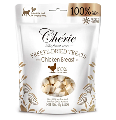 PETTRIC Лакомства для кошек сублимированная куриная грудка