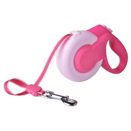 Купить fida mars рулетка для собак лента розовая