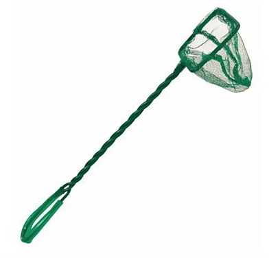 Тритон Сачок зеленый с ручкой