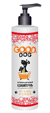 GOOD DOG Шампунь антипаразитарный для щенков, собак