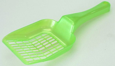 Homecat совок для туалета зеленый перламутр