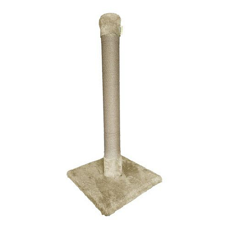 Купить homecat Люкс когтеточка для кошек столбик мех бежевый