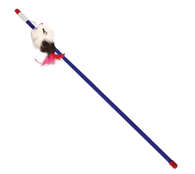 TRIOL игрушка для кошек Дразнилка цветная мышка