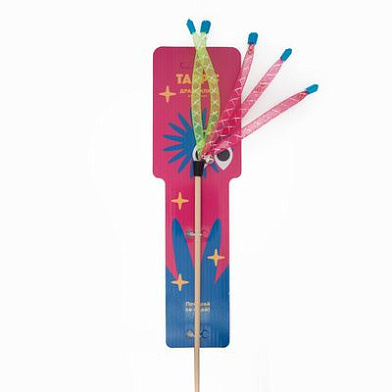 Tappi "Альберо" дразнилка кошек с веселыми трубочками