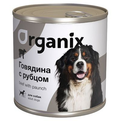Organix консервы для взрослых собак c говядиной и рубцом