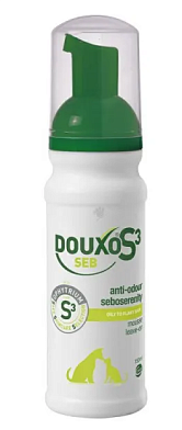 Douxo S3 себорегулирующий мусс для собак и кошек с жирной и шелушащейся кожей