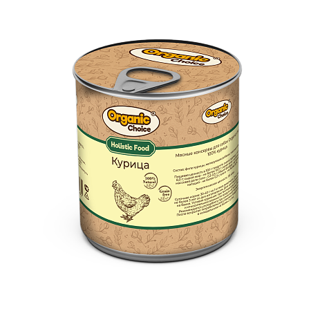 Купить organic Сhoice консервы 100 % курица для собак