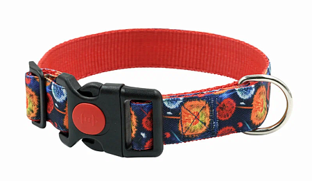 Купить art line ошейник для собак капрон c принтом одуванчики, фастекс