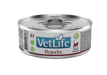Купить farmina vet life cat hepatic влажный корм для кошек при заболевании печени (банка)