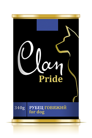 Купить clan pride консервы для собак Рубец говяжий