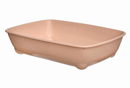 Купить yami-yami Лоток для кошек глубокий, средний, бежевый