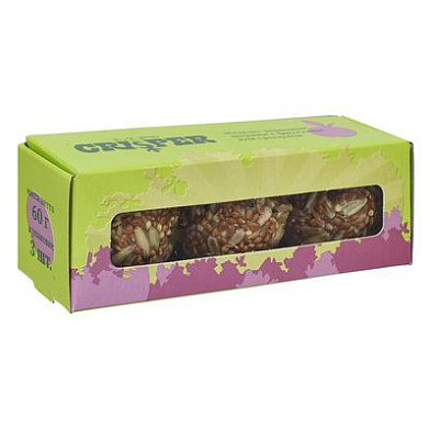 MR.Crisper лакомство медово-зерновые шарики для грызунов с фруктами