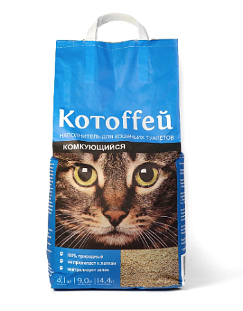 Купить Котоффей наполнитель для кошек комкующийся