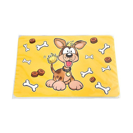 Купить homepet puppy with bones коврик под миску для собак