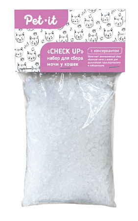 Купить СКИДКА pet-it набор для сбора мочи у кошек «check up», с консервантом