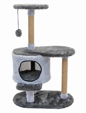Купить yami yami  домик-когтеточка для кошек "Мила" разборный с площадкой